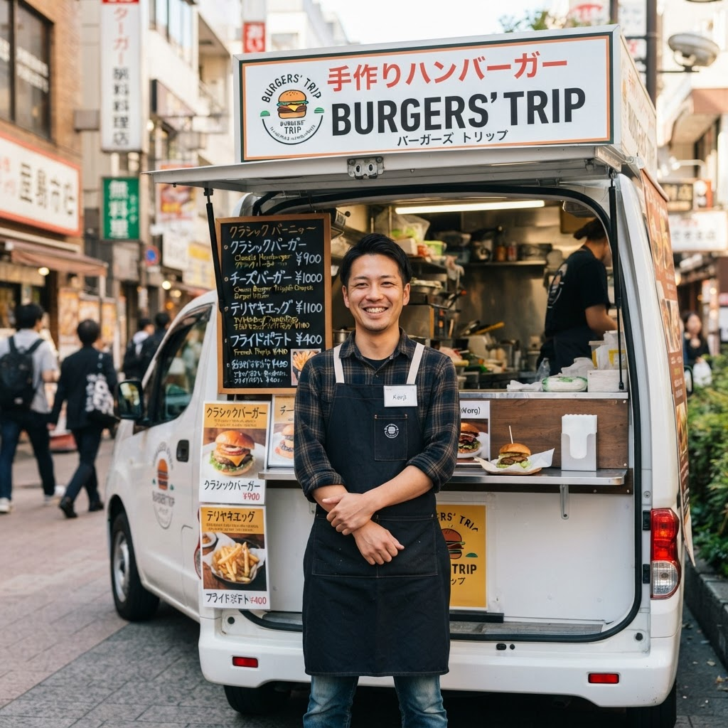 田中さん（ハンバーガー / キッチンカー）